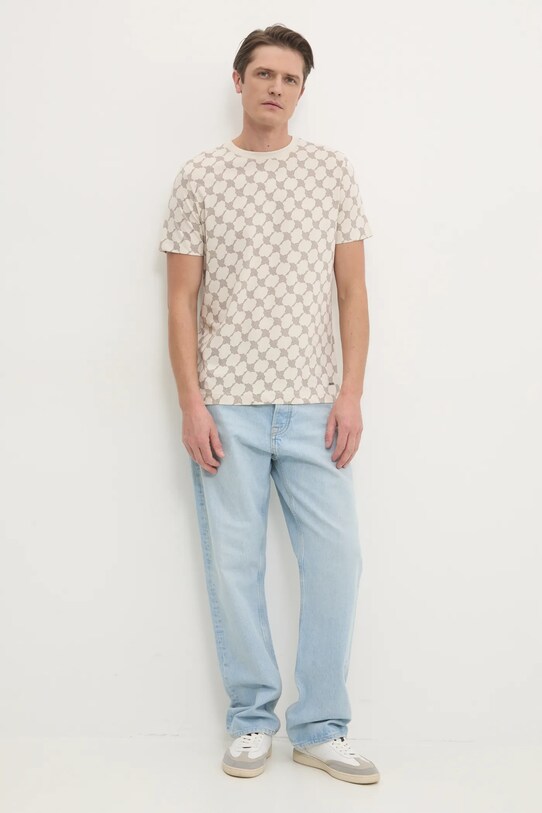 Joop! tricou din bumbac 30044675 bej SS25