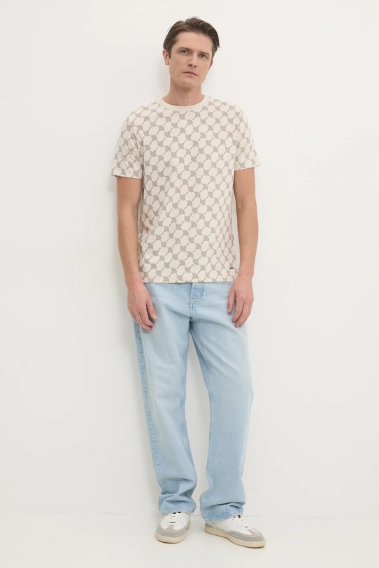 Хлопковая футболка Joop! 30044675 бежевый SS25