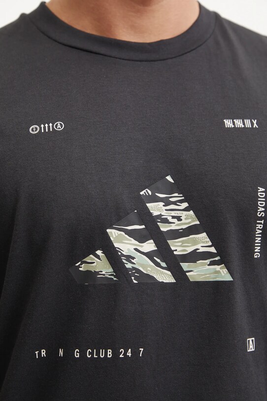 adidas Performance edzős póló Box Logo JD8231 fekete