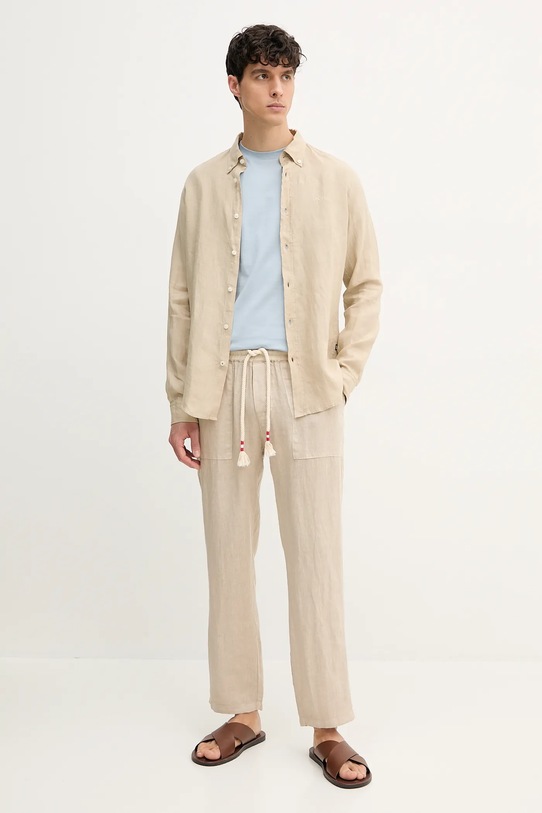 Emporio Armani t-shirt bawełniany EM000983.AF13669 niebieski SS25