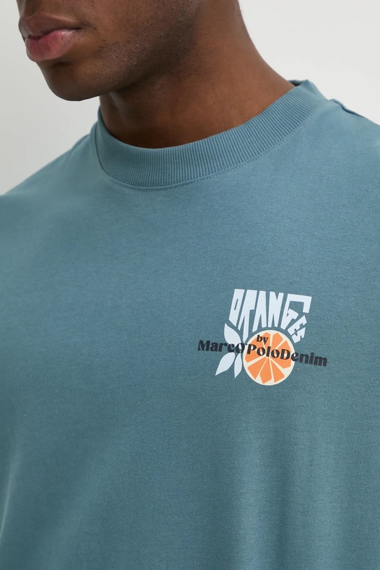 Pamučna majica Marc O'Polo 5000005973 plava