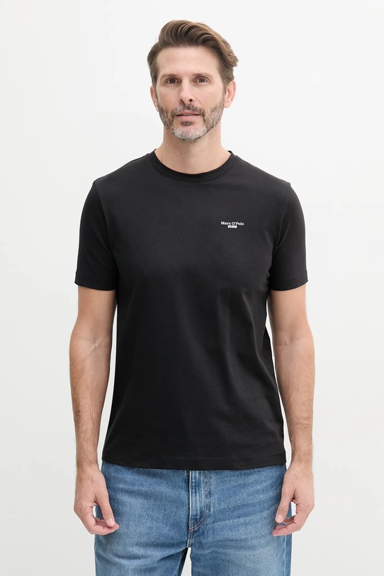 Marc O'Polo t-shirt bawełniany 2-pack bawełna czarny 5000006181