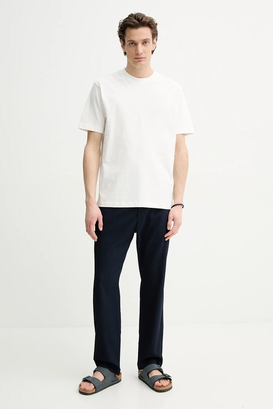 Marc O'Polo t-shirt bawełniany 5000006034 biały SS25