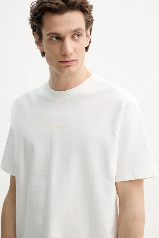 Marc O'Polo t-shirt bawełniany biały 5000006034