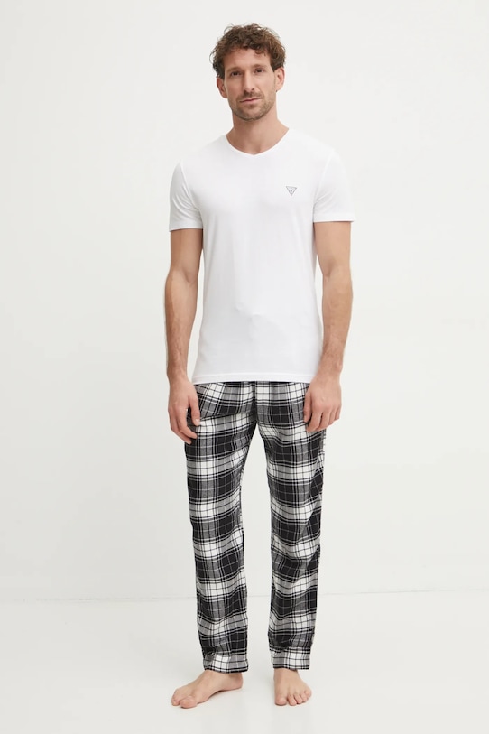 Tričko Guess CALEB U97M01.KCD31 biela SS25