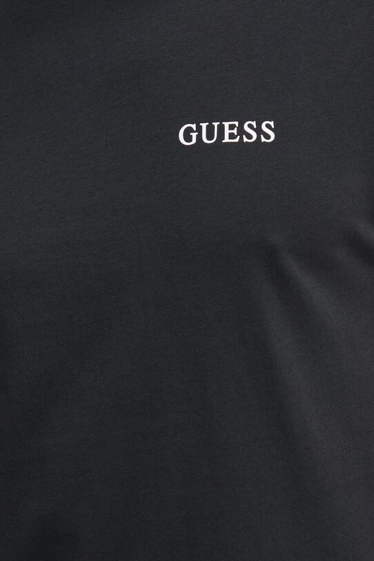 Хлопковая футболка Guess U4BM03.KCAM1 чёрный
