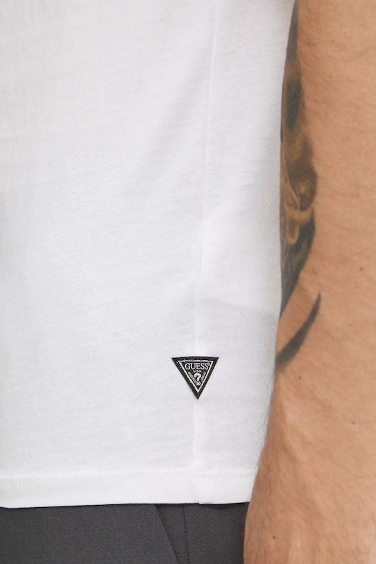 Guess t-shirt bawełniany M5RI49.K9RM1 biały