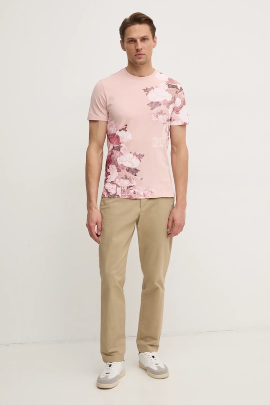 Бавовняна футболка Guess M5RI07.I3Z14 рожевий SS25