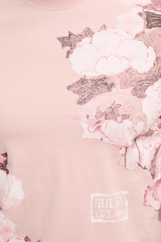 Бавовняна футболка Guess M5RI07.I3Z14 рожевий