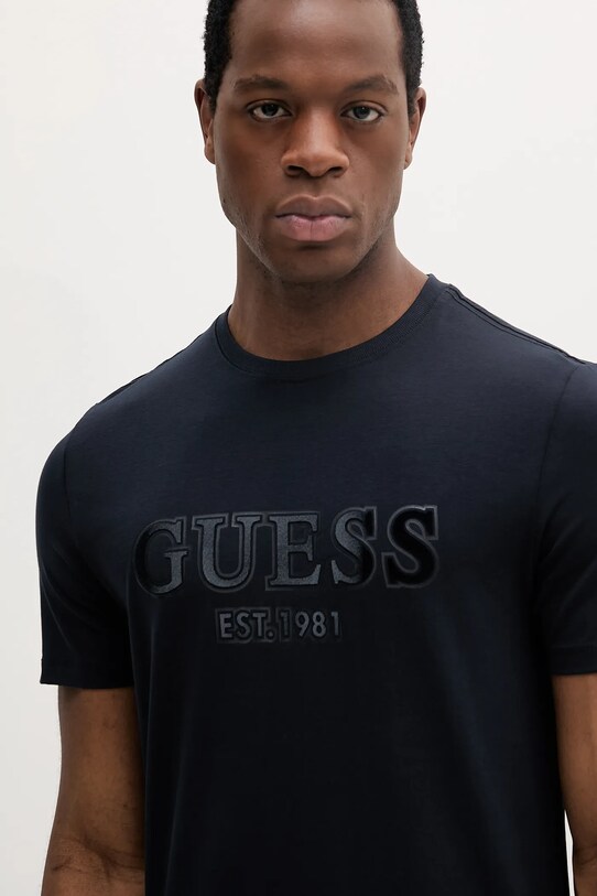 Tričko Guess tmavomodrá M5RI12.J1314