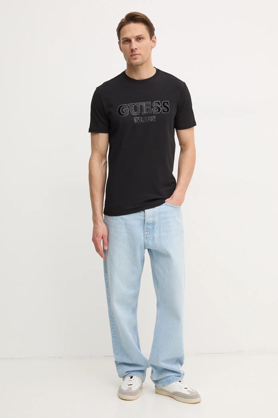Majica kratkih rukava Guess M5RI12.J1314 crna SS25