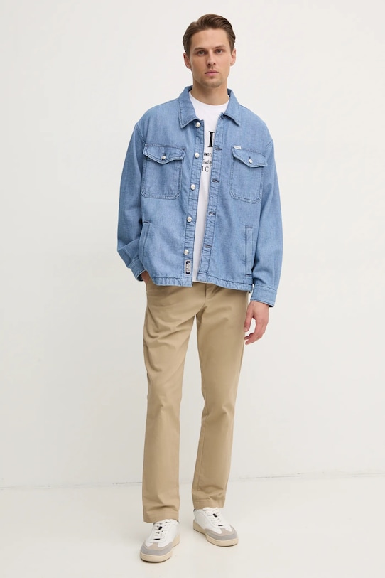 Guess tricou din bumbac M5RI43.K9RM1 alb SS25