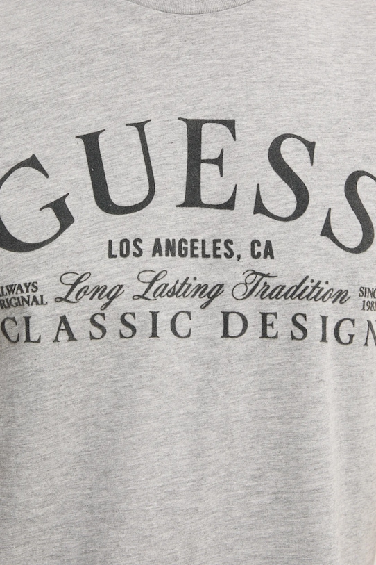 Guess t-shirt bawełniany M5RI43.K9RM1 szary