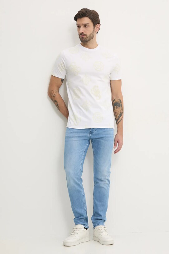 Guess tricou din bumbac M5RI46.KBW41 alb SS25
