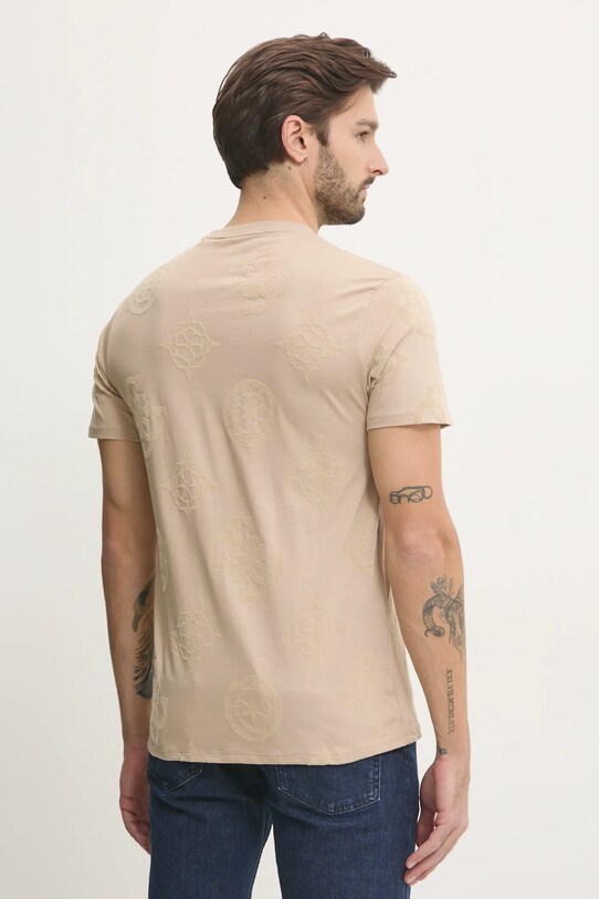 Oblečenie Bavlnené tričko Guess M5RI46.KBW41 béžová