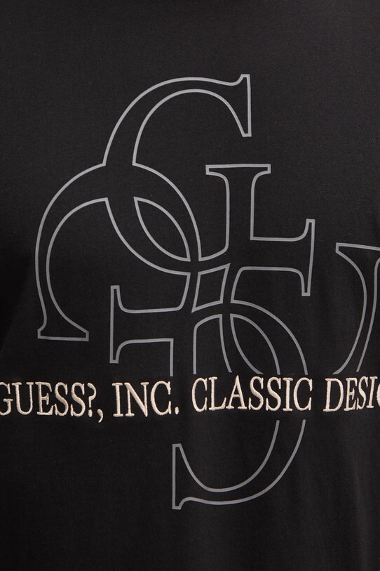 Guess t-shirt bawełniany M5RI59.K9RM1 czarny