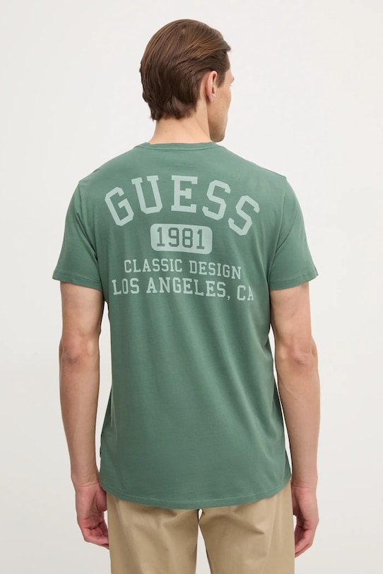 Îmbrăcăminte Guess tricou din bumbac M5RI86.K9RM1 verde