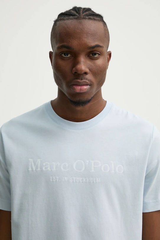 Бавовняна футболка Marc O'Polo блакитний 520201251052