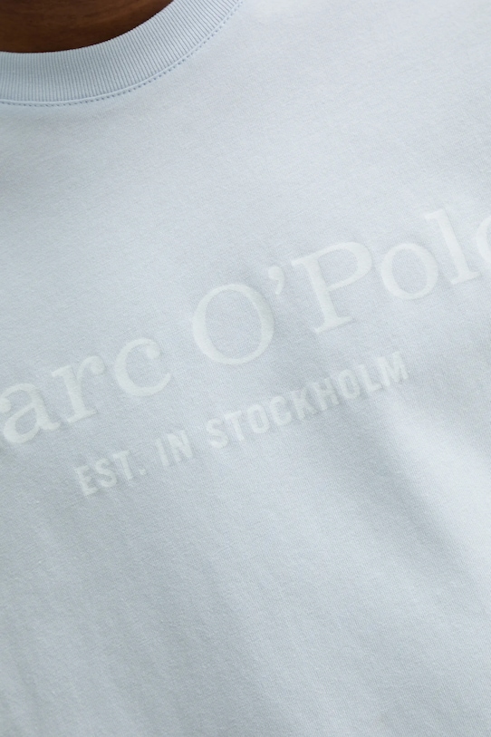 Бавовняна футболка Marc O'Polo 520201251052 блакитний