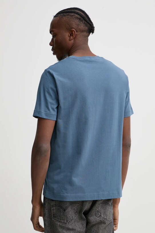 Одежда Хлопковая футболка Marc O'Polo 520201251052 голубой