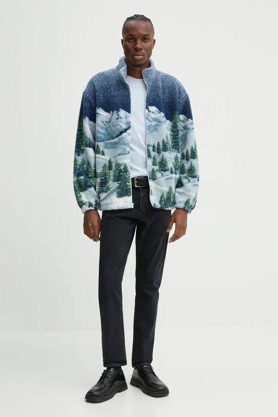 Marc O'Polo pamut póló 520201251054 kék SS25