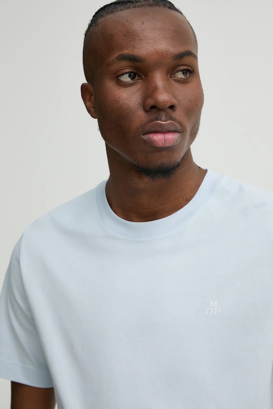 Marc O'Polo pamut póló kék 520201251054