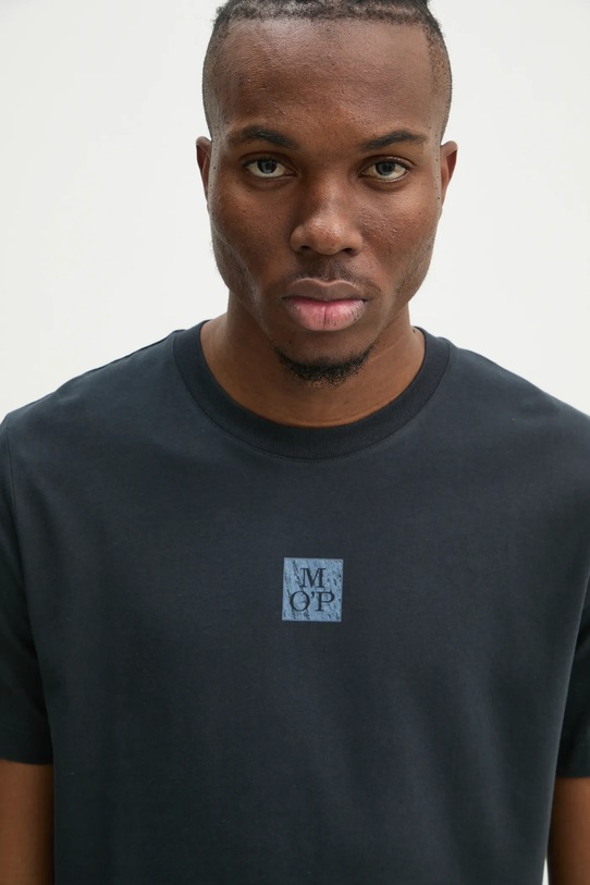 Marc O'Polo pamut póló pamut sötétkék 520201251124