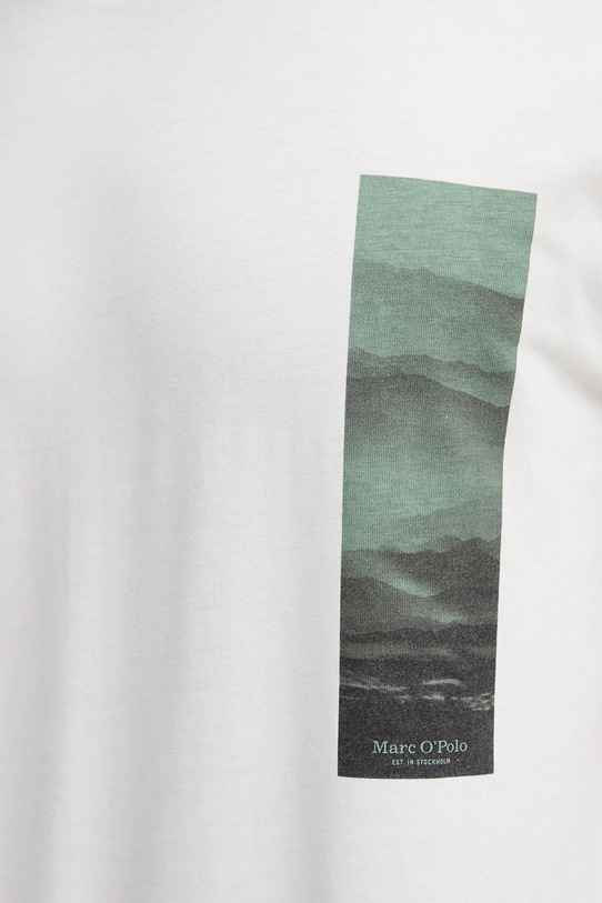 Бавовняна футболка Marc O'Polo 520201251126 бежевий