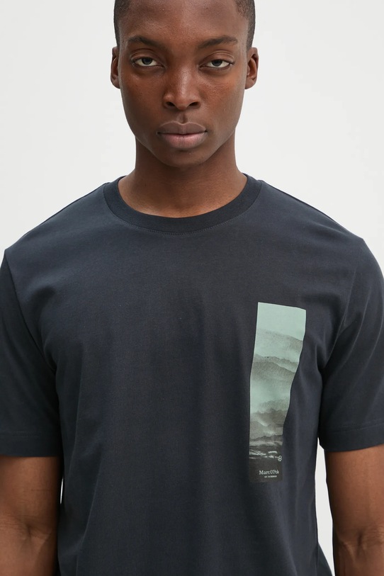 Marc O'Polo tricou din bumbac bleumarin 520201251126