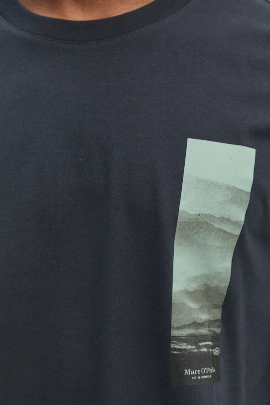 Marc O'Polo tricou din bumbac 520201251126 bleumarin