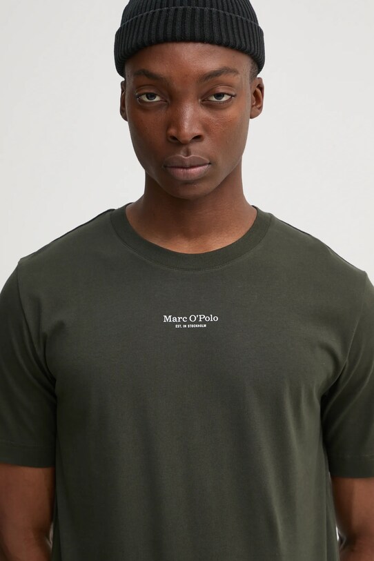 Marc O'Polo t-shirt bawełniany szary 520201251382