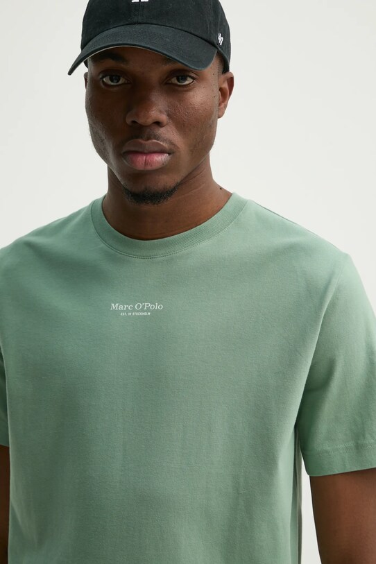 Marc O'Polo tricou din bumbac verde 520201251382