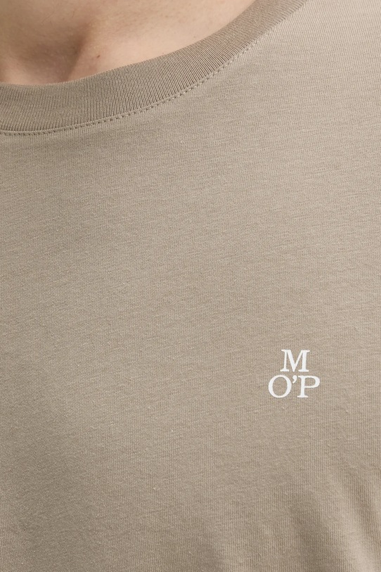 Marc O'Polo t-shirt bawełniany 522201251054 beżowy