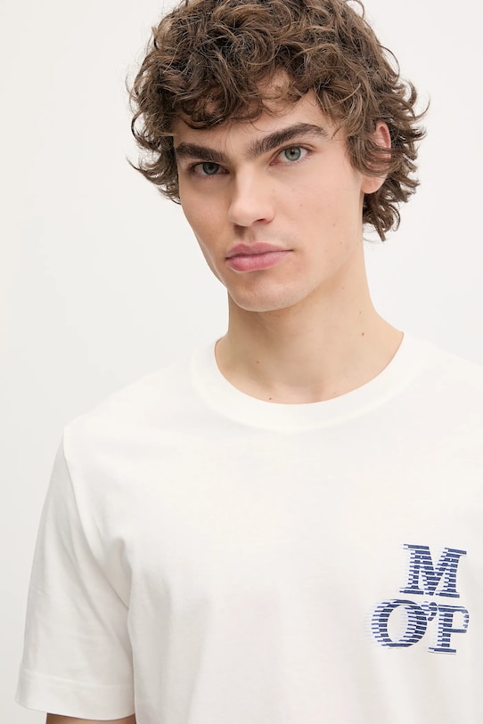 Marc O'Polo t-shirt bawełniany biały 522201251232