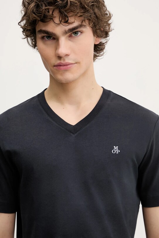 Marc O'Polo t-shirt bawełniany granatowy 522201251616
