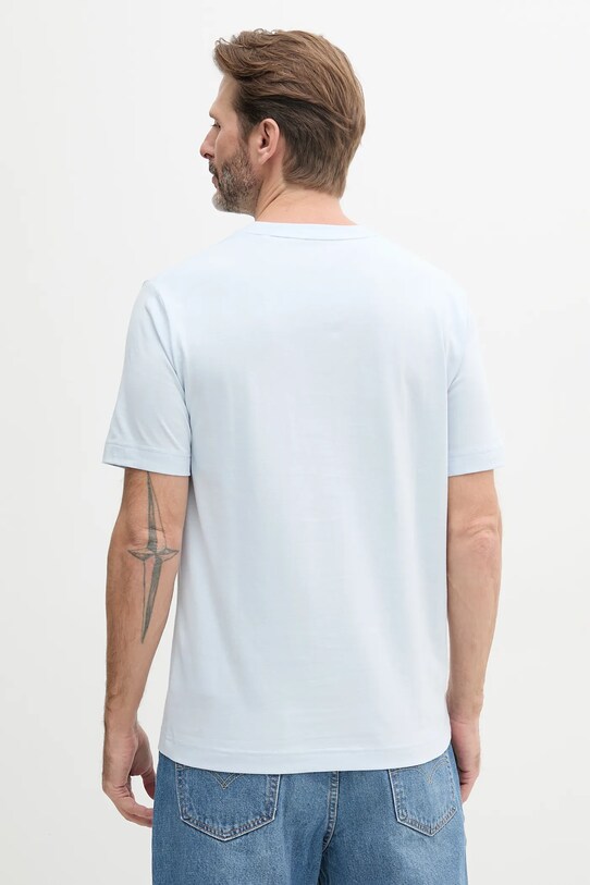 Одяг Бавовняна футболка Marc O'Polo 523201251052 блакитний