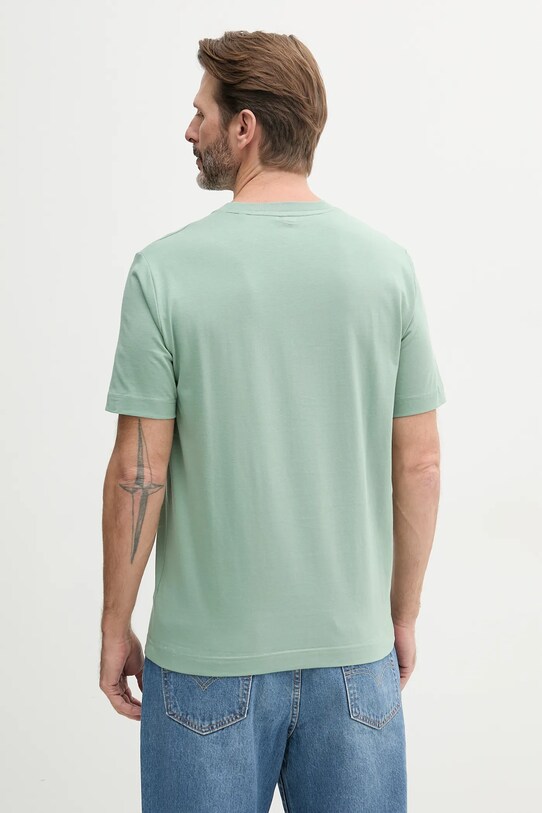 Odzież Marc O'Polo t-shirt bawełniany 523201251052 zielony