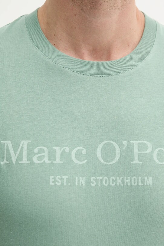Bavlněné tričko Marc O'Polo 523201251052 zelená
