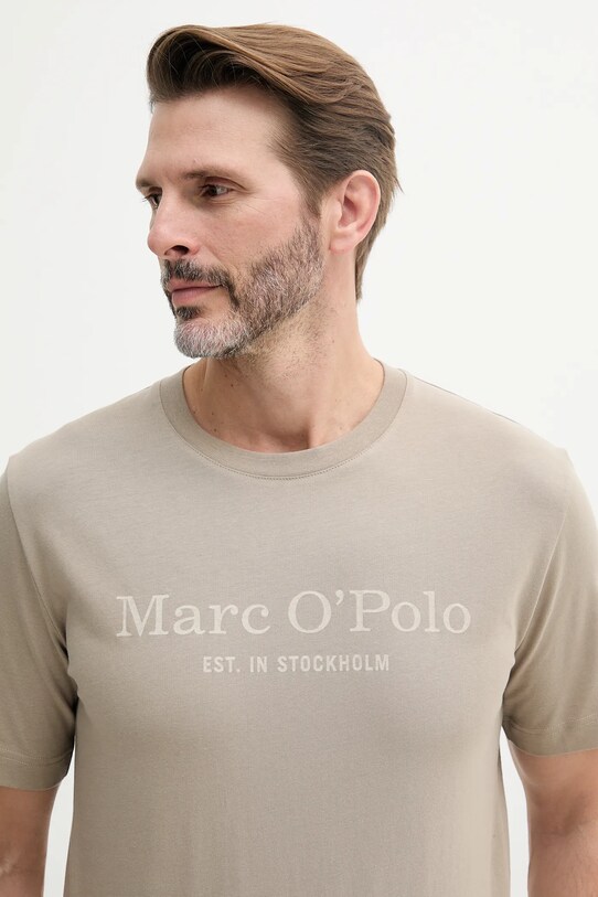 Marc O'Polo t-shirt in cotone marrone 523201251052