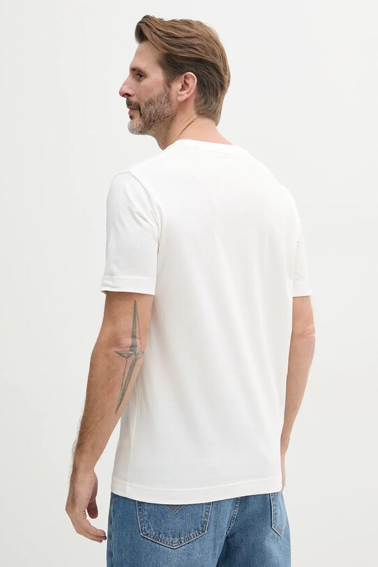 Odzież Marc O'Polo t-shirt bawełniany 523201251182 biały