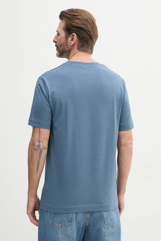 Odzież Marc O'Polo t-shirt bawełniany 523201251382 niebieski