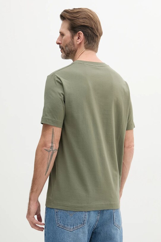 Одяг Бавовняна футболка Marc O'Polo 523201251382 зелений