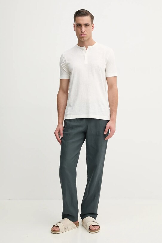 Pamučna majica Marc O'Polo 523217651206 bijela SS25