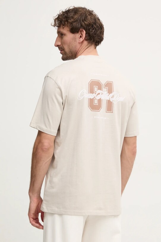 Odzież Guess t-shirt bawełniany MOJO Z5RI02.I3Z14 beżowy