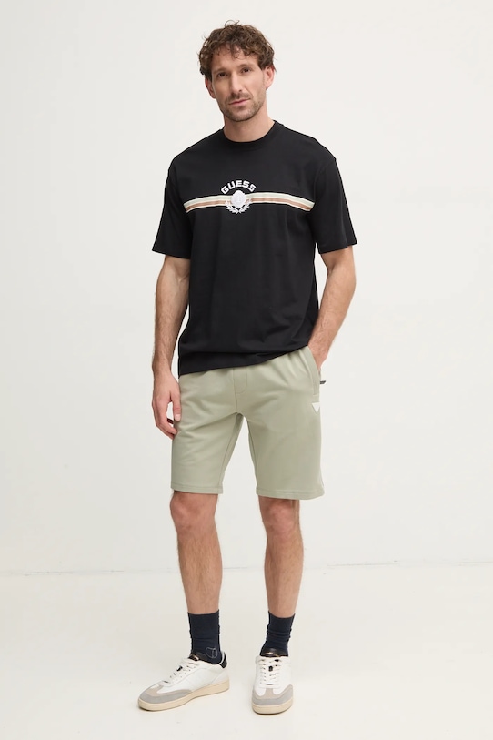 Bavlnené tričko Guess MOJO Z5RI02.I3Z14 čierna SS25