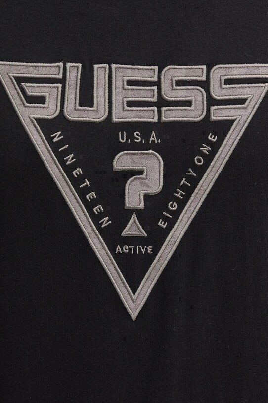 Guess tricou din bumbac MIDWAY Z5RI03.I3Z14 negru
