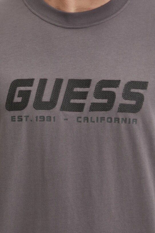 Хлопковая футболка Guess SURON Z5RI10.I3Z14 серый