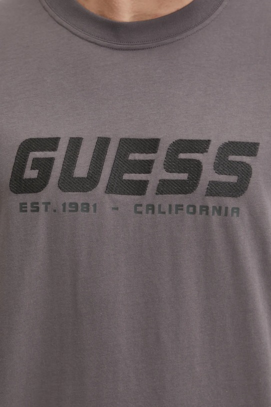 Bavlnené tričko Guess SURON Z5RI10.I3Z14 sivá