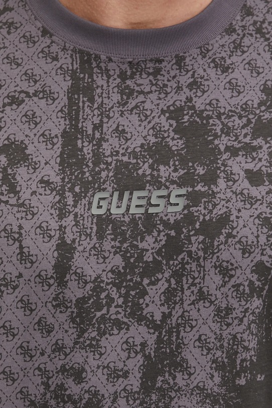 Bombažna kratka majica Guess GOTAM Z5RI16.I3Z14 vijolična