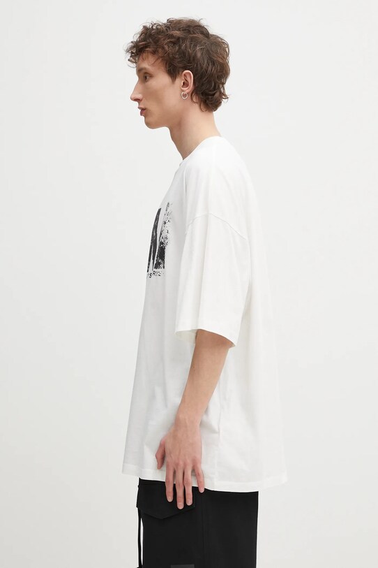 Bavlněné tričko MM6 Maison Margiela SH0GC0048 bílá SS25